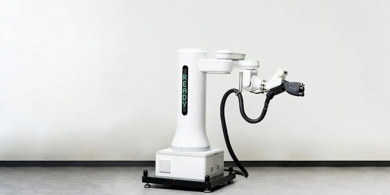 Robot sạc xe điện tự động của Hyundai. Ảnh Hyundai