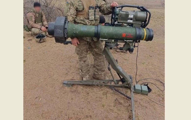 Tên lửa chống tăng có điều khiển bán chủ động RBS 56 BILL 2 do Thụy Điển sản xuất. Ảnh Military Ukraine.