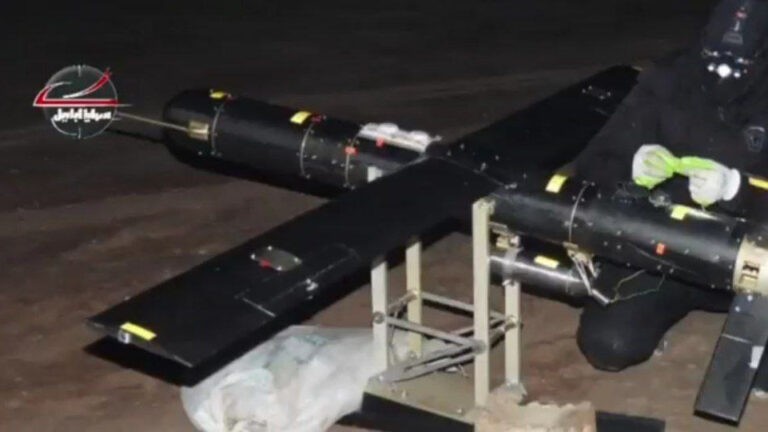 Máy bay không người lái tự sát Morad-5. Ảnh South Front.