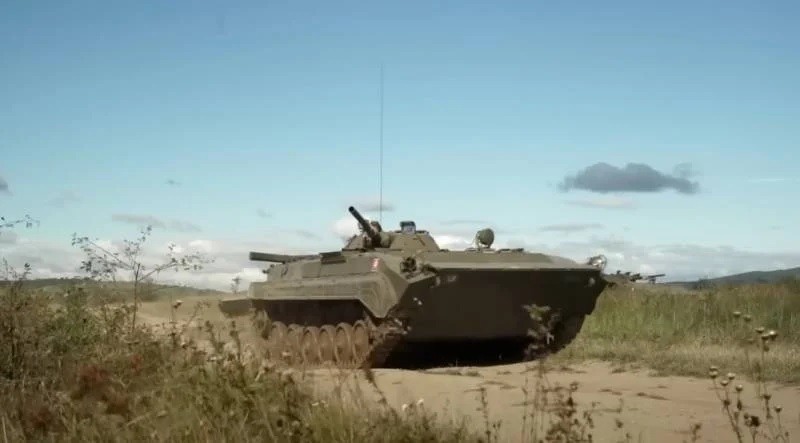 Xe chiến đấu bộ binh BMP-1A1 Ost của quân đội Hy Lạp. Ảnh TopWar.