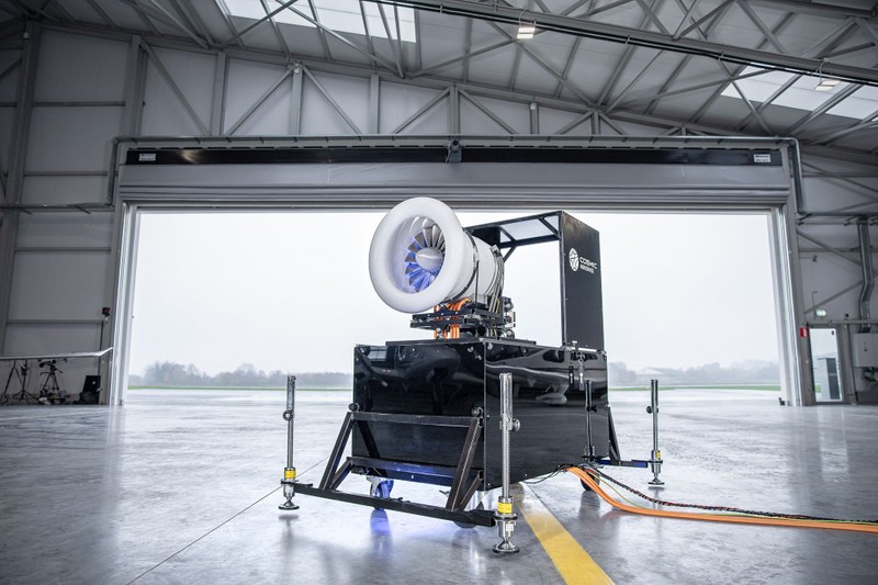 Động cơ tuabin phản lực chạy điện tiên tiến của Cosmic Aerospace. Ảnh Cosmic Aerospace.