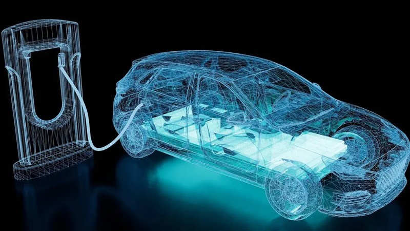 Tổ hợp pin lithium-ion trong xe điện. Ảnh minh họa Engineering Interesting