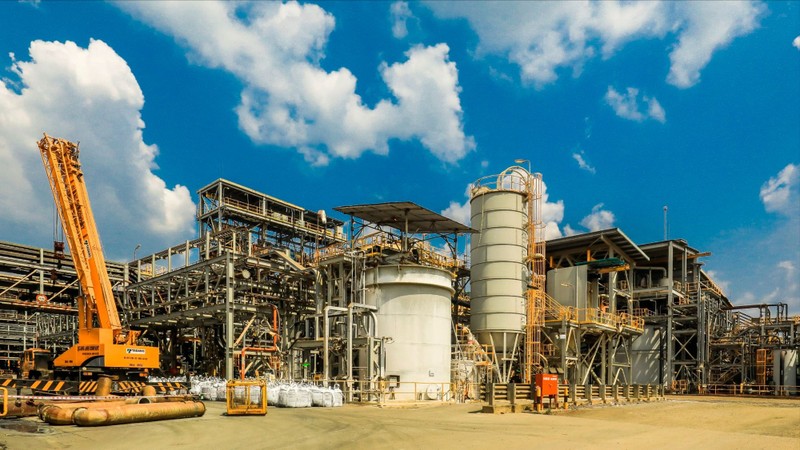 Nhà máy khai thác chế biến khoáng sản tại mỏ Núi Pháo. Ảnh: Masan