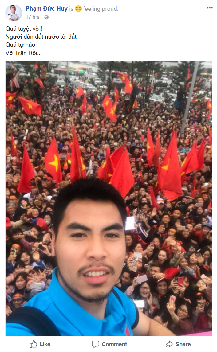 Tuyển thủ U23 Việt Nam chia sẻ gì trên "Phây" sau trận chung kết ảnh 9