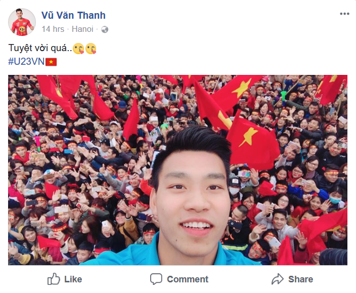 Tuyển thủ U23 Việt Nam chia sẻ gì trên "Phây" sau trận chung kết ảnh 12