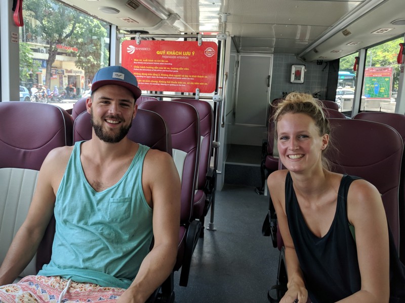 Cặp đôi du khách người Đức nói với VietTimes rằng: "Việt Nam có nhiều thứ gây ấn tượng cho chúng tôi như bún chả, cafe mạnh và ... có thể là xe bus hai tầng của Hà Nội". Cặp đôi du khách người Đức nói với VietTimes rằng: "Việt Nam có nhiều thứ gây ấn tượng cho chúng tôi như bún chả, cafe mạnh và ... có thể là xe bus hai tầng của Hà Nội".