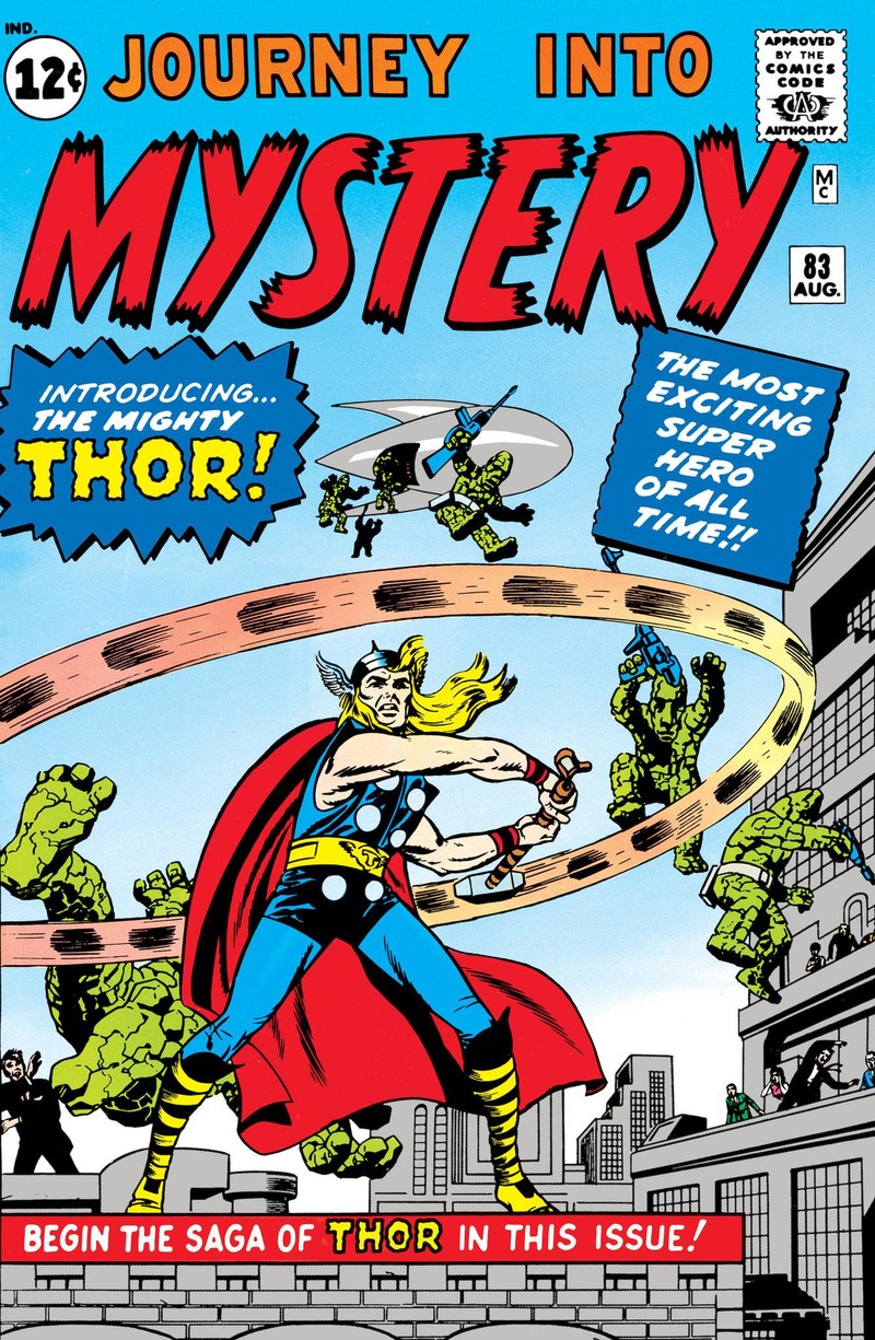 Trang bìa cuốn Thor đầu tiên. Ảnh: NY Times