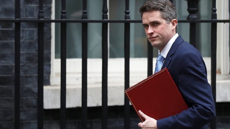 Bộ trưởng Bộ Quốc phòng Anh Gavin Williamson. Ảnh: Telegraph.