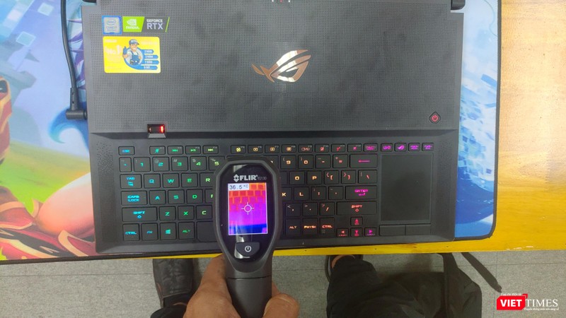 Nhiệt độ của máy khi hoạt động ở chế độ Balance. Nhiệt độ của máy khi hoạt động ở chế độ Balance.