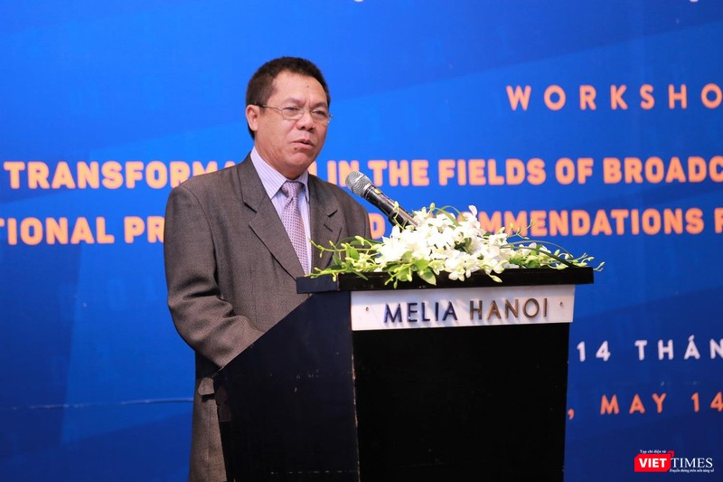 Phó Chủ tịch kiêm Tổng Thư ký Hội Truyền thông số Việt Nam Lê Đức Sảo.