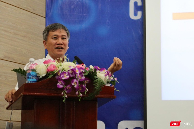 TS. Nguyễn Quang Thanh, Giám đốc Sở Thông tin và Truyền thông Đà Nẵng phát biểu tại Hội thảo.