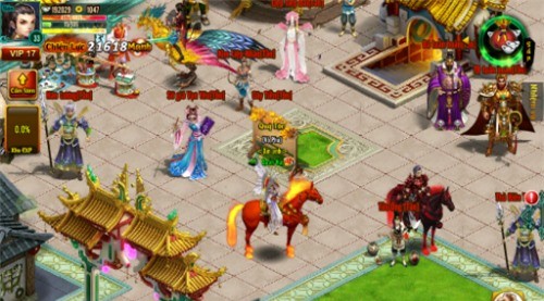 Bối cảnh trong game mobile Chinh đồ.
