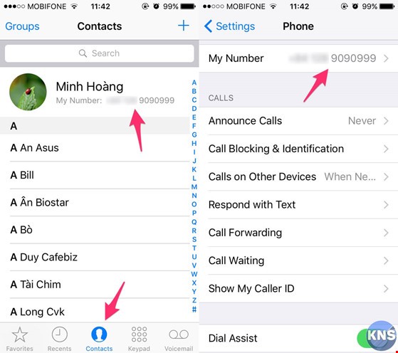 Cách xem lại số điện thoại đang sử dụng trên smartphone ảnh 1