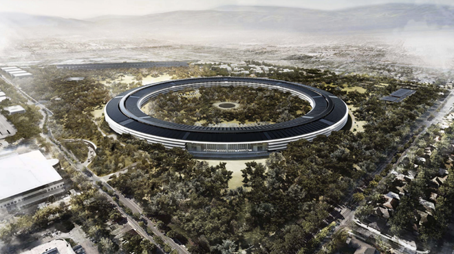 Trụ sở mới Campus 2 của Apple dự kiến mở cửa đầu năm 2017 này. Ảnh:Apple.