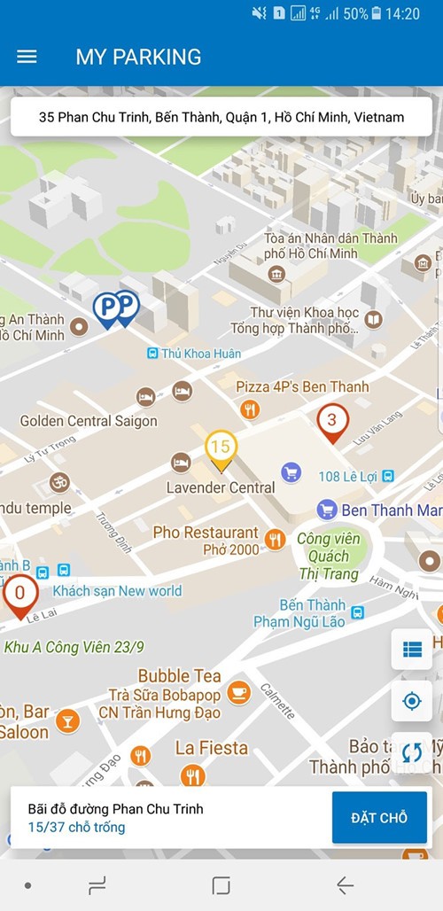 Thử ứng dụng đặt chỗ giữ xe ôtô tại TP.HCM: Nhanh gọn, tiết kiệm thời gian ảnh 5 Thử ứng dụng đặt chỗ giữ xe ôtô tại TP.HCM: Nhanh gọn, tiết kiệm thời gian - ảnh 5