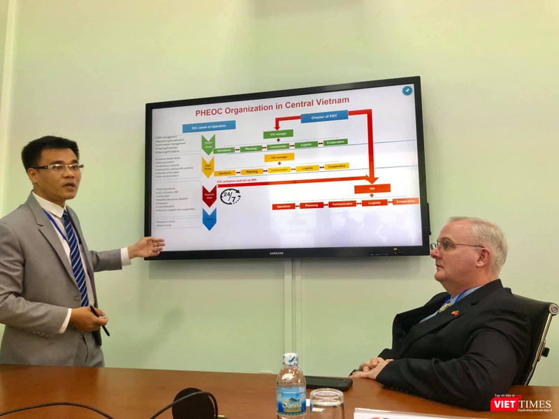 Cán bộ Văn phòng EOC tại miền Trung giới thiệu về chức năng, nhiệm vụ của Văn phòng!