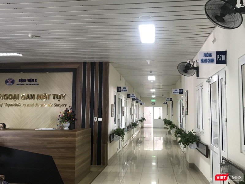 Bệnh viện K tăng cường cây xanh, máy điều hòa và quạt để phục vụ bệnh nhân trong những ngày nắng nóng