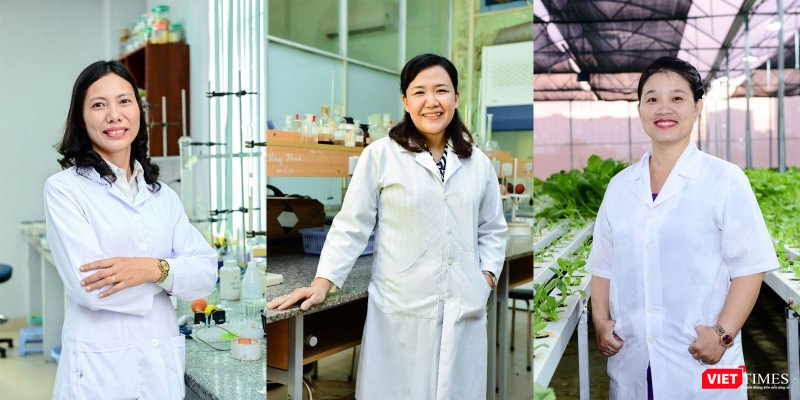 3 nhà khoa học nữ xuất sắc nhất năm 2019 được Giải thưởng L’Oreál - UNESCO: TS. Trần Thị Hồng Hạnh, PGS. TS. Hồ Thị Thanh Vân và TS. Phạm Thị Thu Hà – Phó Viện Trưởng Viện Nghiên cứu di truyền và giống, Đại học Tôn Đức Thắng, TP.HCM. 3 nhà khoa học nữ xuất sắc nhất năm 2019