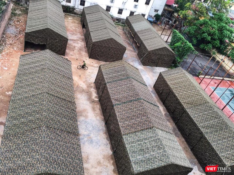 Bệnh viện dã chiến Bạch Mai (ảnh: Đặng Tú)