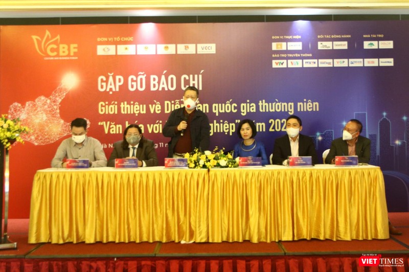 Ông Hồ Anh Tuấn – Chủ tịch Hiệp hội phát triển Văn hoá doanh nghiệp Việt Nam, Trưởng Ban Tổ chức 248 -chủ trì họp báo