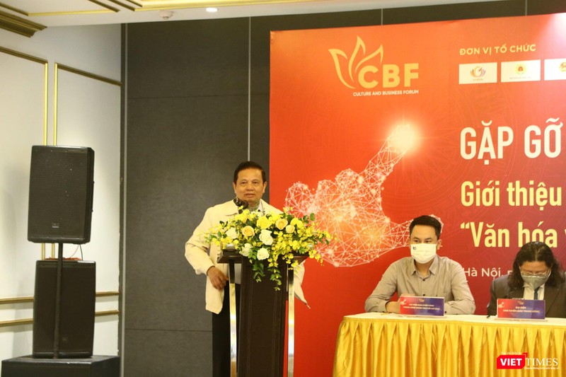 Ông Lê Doãn Hợp - Chủ tịch Danh dự Hội Truyền thông số Việt Nam, Thường trực Ban Tổ chức 248 - phát biểu