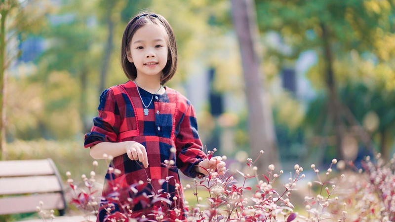 Trần Nguyễn Ngọc Khuê - Thành viên nhỏ tuổi nhất của dự án.