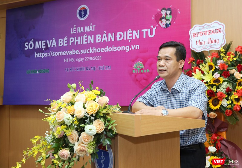 TS. Trần Đăng Khoa - Phó Vụ trưởng Vụ Sức khỏe Bà mẹ - Trẻ em: Sổ Mẹ và Bé là công cụ hữu ích để các bà mẹ tự theo dõi sức khỏe trong thời gian mang thai và chăm sóc em bé