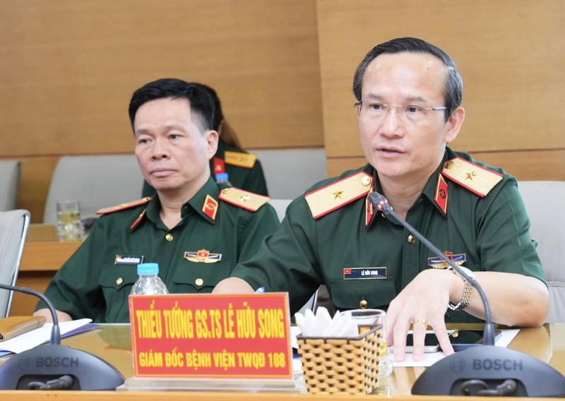 Thiếu tướng, GS.TS Lê Hữu Song - Giám đốc Bệnh viện Trung ương Quân đội 108