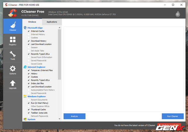 Được mua lại bởi Avast, CCleaner được xem là một trong những phần mềm dọn dẹp Windows tốt nhất và được sử dụng nhiều nhất hiện nay.