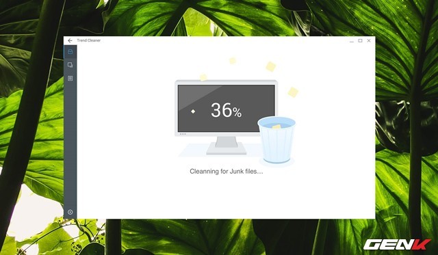 Trend Cleaner cung cấp cho người dùng 03 lựa chọn chức năng chính, bao gồm dọn dẹp rác hệ thống, tìm/ xóa tập tin trùng lập và cuối cùng là thống kê, hiển thị danh sách những dữ liệu có dung lượng lớn.