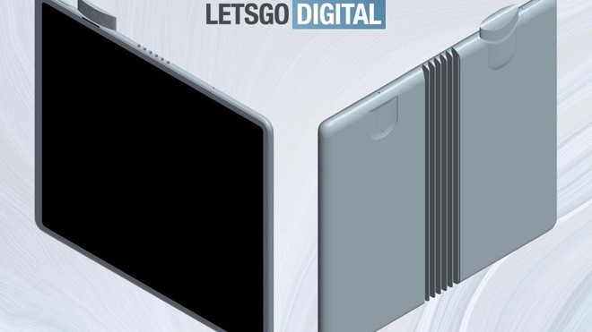 Oppo đệ trình sáng chế smartphone màn hình gập với camera trượt, 4 viền màn hình mỏng đều như iPad Pro - Ảnh 1.