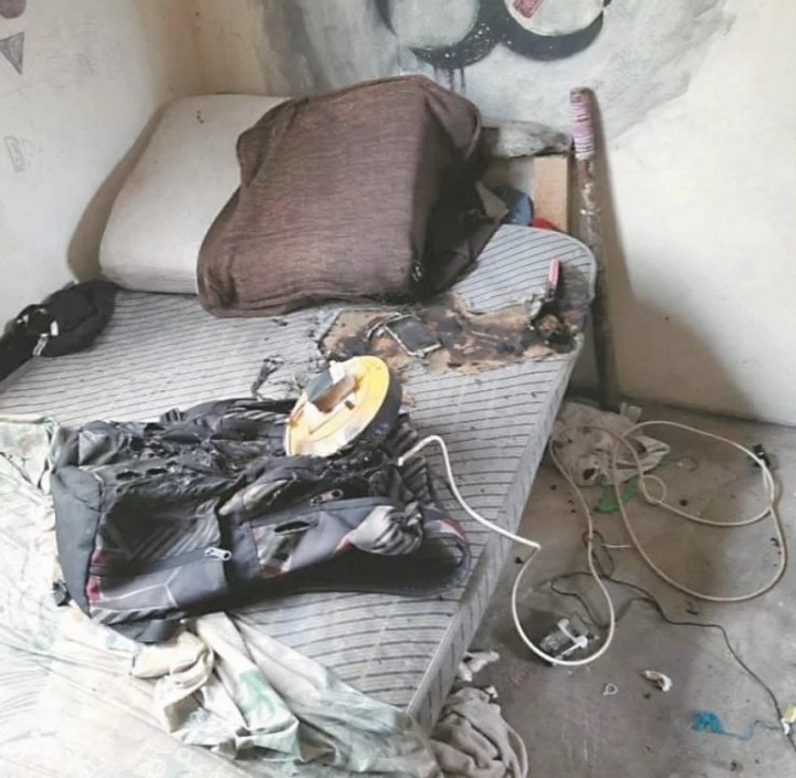 Hiện trường vụ nổ điện thoại trong lúc sạc