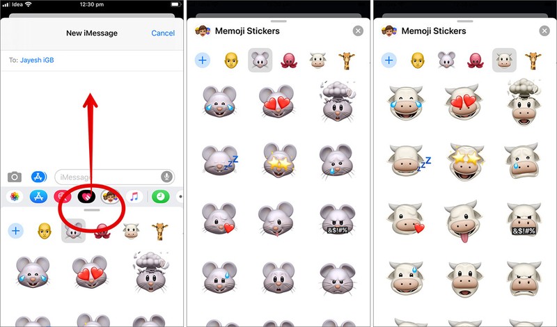 Cách sử dụng nhãn dán Memoji mới trên iOS 13 ảnh 3 Cách sử dụng nhãn dán Memoji mới trên iOS 13