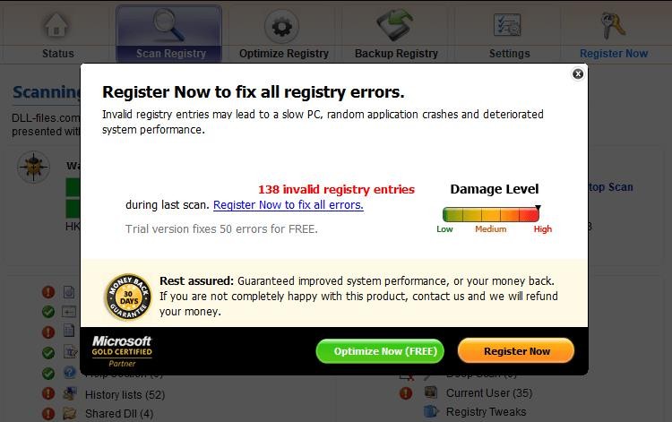 Khi người dùng từ chối dịch vụ, một cửa sổ cảnh báo khác hiện lên