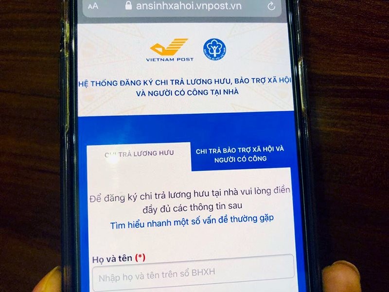 Hệ thống đăng ký chi trả tại nhà giúp người dân hạn chế tiếp xúc, giảm nguy cơ lây nhiễm dịch bệnh.