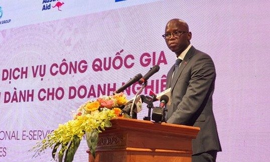Giám đốc Quốc gia Ngân hàng Thế giới tại Việt Nam (WB) Ousmane Dione. Ảnh: VGP Giám đốc Quốc gia Ngân hàng Thế giới tại Việt Nam (WB) Ousmane Dione. Ảnh: VGP