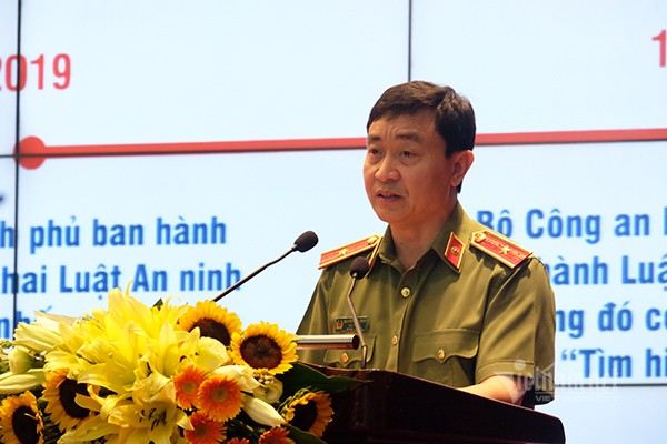 Thiếu tướng Nguyễn Minh Chính - Cục trưởng Cục An ninh mạng và phòng, chống tội phạm sử dụng công nghệ cao (A05 - Bộ Công an). Ảnh: Trọng Đạt