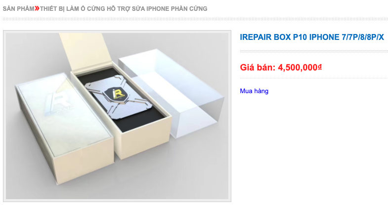 Bộ công cụ iRepair được chào bán 4,5 - 5 triệu đồng Bộ công cụ iRepair được chào bán 4,5 - 5 triệu đồng