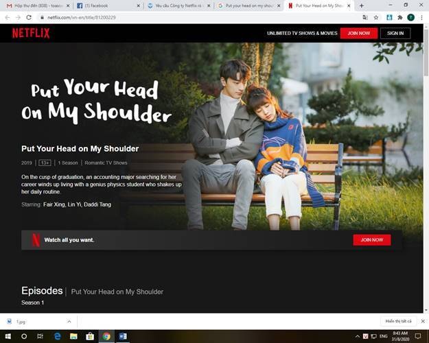 Netflix đã cắt bỏ đoạn phim có nội dung vi phạm chủ quyền Việt Nam trong phim “Put your head on my shoulder” . Netflix đã cắt bỏ đoạn phim có nội dung vi phạm chủ quyền Việt Nam trong phim “Put your head on my shoulder” .