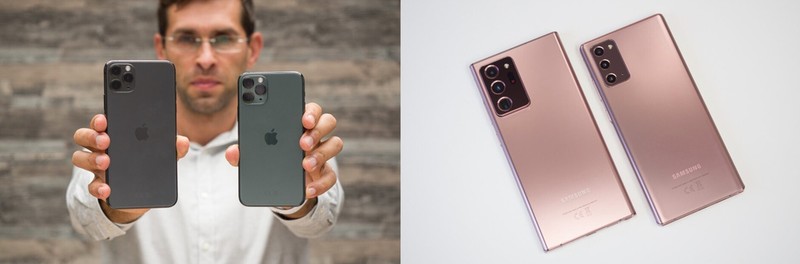 Apple và Samsung sẽ hưởng lợi nếu Huawei sụp đổ. Ảnh: PhoneArena.