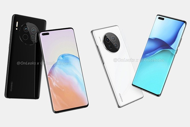 Thiết kế bị rò rỉ của Huawei Mate 40 series.