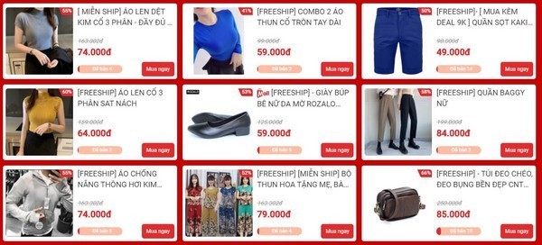 Ma trận đồ giảm giá dịp mua sắm cuối năm 