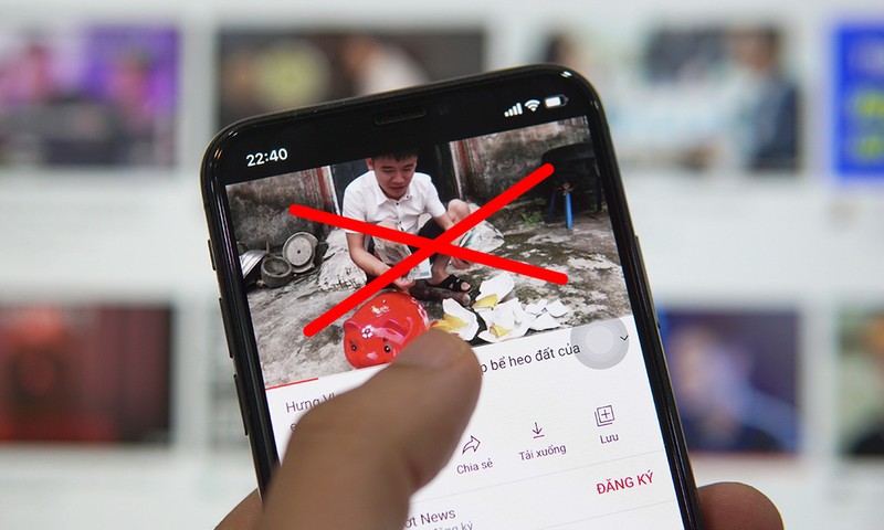 Video gốc đã bị Hưng xóa, nhưng nhiều bản sao đã được đăng tải trên các kênh khác.