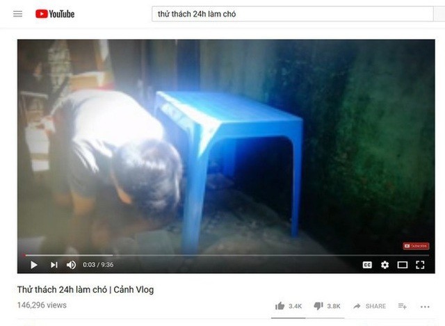 Một video với nội dung nhảm nhí nhưng thu hút hơn 146 ngàn lượt xem