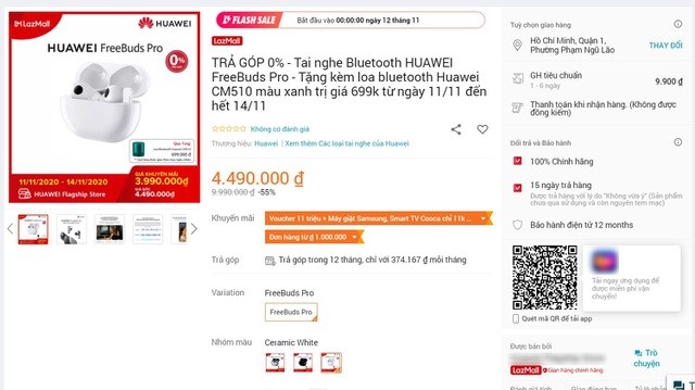 Gian hàng tự đặt giá gấp đôi cho sản phẩm, sau đó giảm để lôi kéo khách hàng.