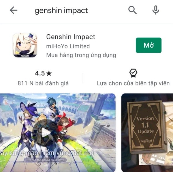 Genshin Impact được doanh nghiệp Trung Quốc phát hành trực tiếp vào Việt Nam Genshin Impact được doanh nghiệp Trung Quốc phát hành trực tiếp vào Việt Nam