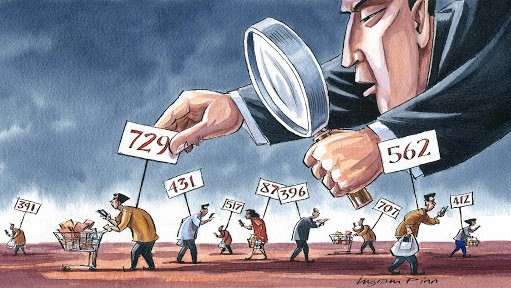 Hệ thống chấm điểm tín dụng dựa trên dữ liệu khách hàng đảm bảo ngân hàng không bị nợ xấu.