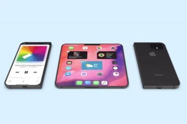 Một mẫu thiết kế iPhone màn hình gập (Ảnh minh họa)