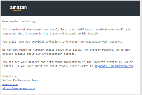 Amazon thường trừng phạt nặng nề người bán mà không cần cung cấp bằng chứng