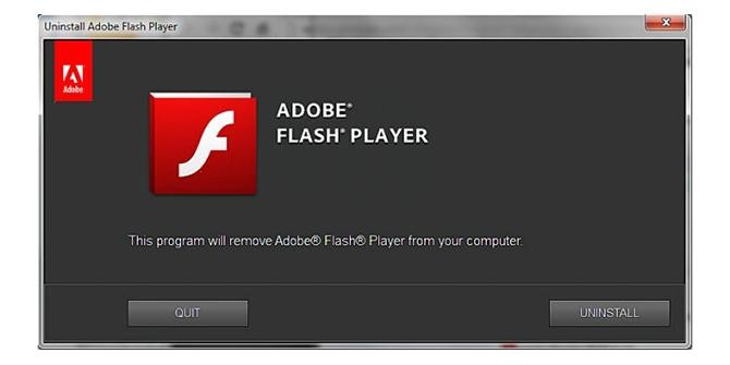 Adobe khuyên người dùng gỡ cài đặt Flash ngay lập tức.